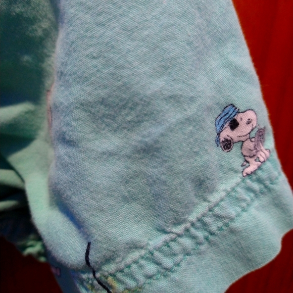 Peanuts Short Sleeve Button Down - Picture 3 of 5